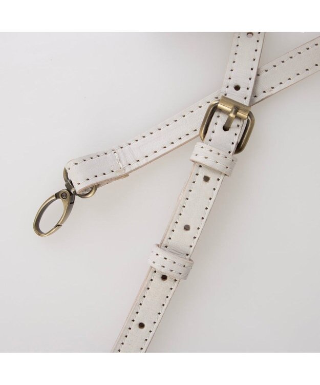 UNBILLION ピークスピーク PEAKS PEAK / 牛革レザーメッシュ3wayトートS アイボリー