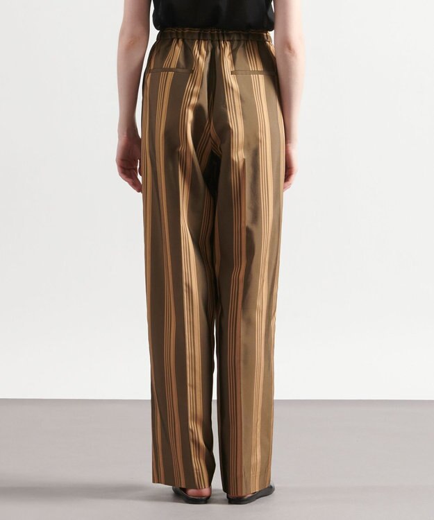 JOSEPH ビッグストライプ　キャロットトラウザーズ Beige/black