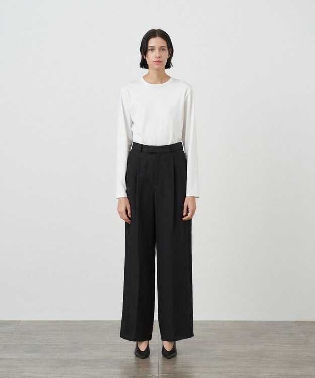 ATON SUVIN 60/2 | パーフェクトロングスリーブTシャツ WHITE