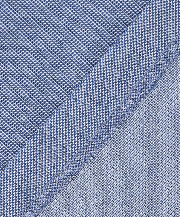 J.PRESS MEN 【WEB・一部店舗限定】バーズアイカノコ ポロシャツ サックスブルー系