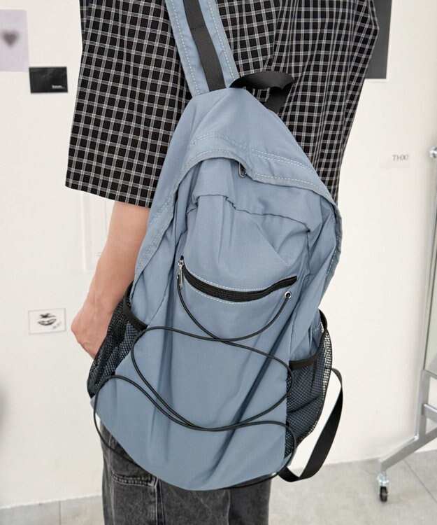 WEGO 【ユニセックス着用ITEM】コードデザインバックパック ブルー