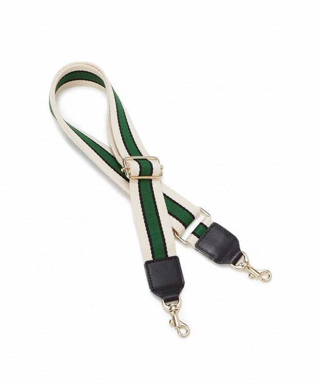 TOPKAPI 【Breath TOPKAPI】アクリルラインショルダーベルト38㎜ グリーン