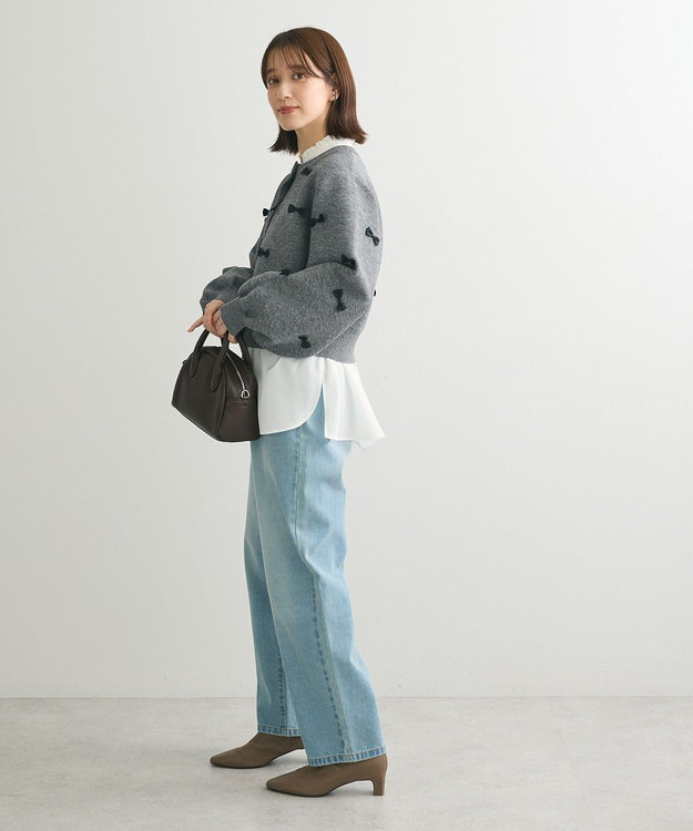 Green Parks フリルカラーシャツ Off White