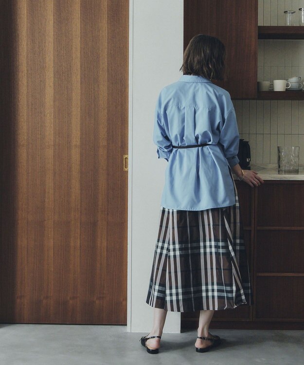 YECCA VECCA ロングシャツ Blue