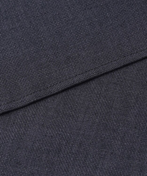 自由区 S 【洗える】ラスティックメッシュバックボウタイ ブラウス ネイビー