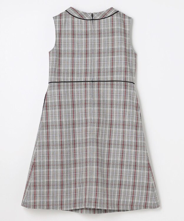 組曲 KIDS 【150-160㎝】グレンチェック ジャンスカ モノトーン