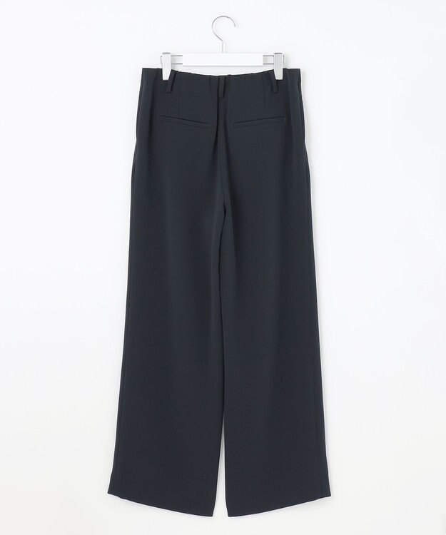 J.PRESS LADIES L 【セットアップ対応】セラテリーダブルクロス セミワイド パンツ ネイビー系
