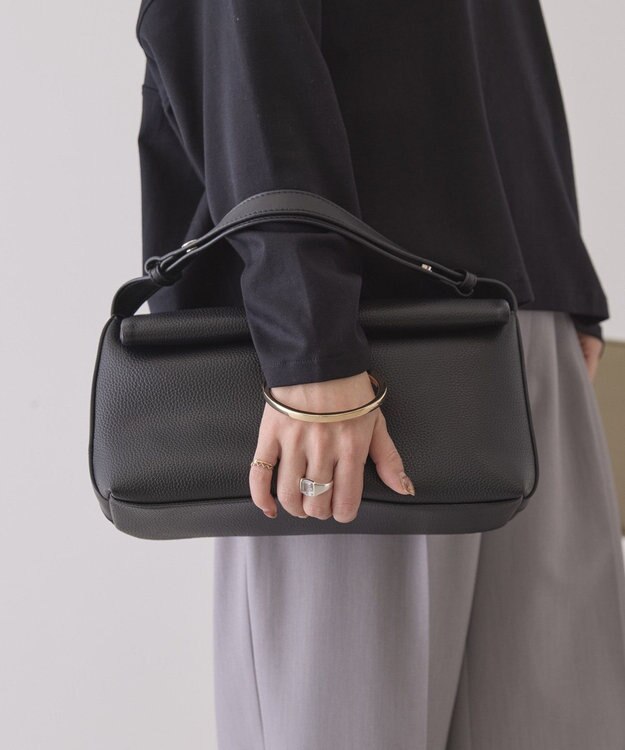 AMERICAN HOLIC 【2WAY】ワンハンドルフラップショルダー Black