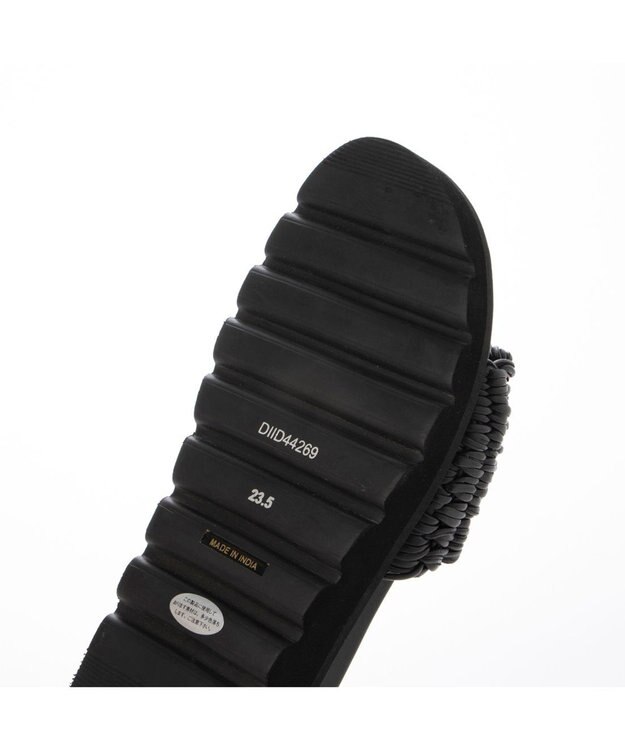 MODE ET JACOMO <D'ICI>メッシュミュールサンダル ブラック