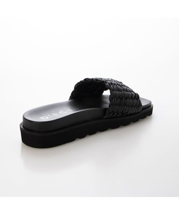 MODE ET JACOMO <D'ICI>メッシュミュールサンダル ブラック