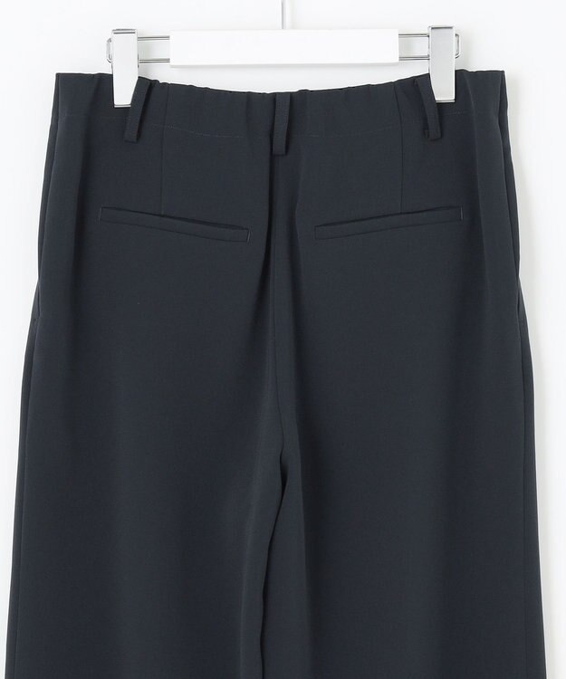 J.PRESS LADIES L 【セットアップ対応】セラテリーダブルクロス セミワイド パンツ ネイビー系