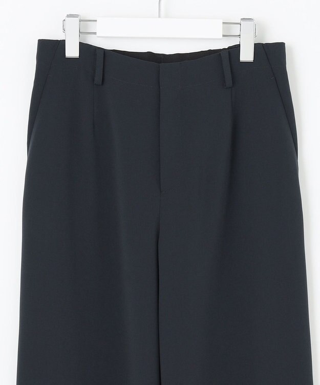 J.PRESS LADIES L 【セットアップ対応】セラテリーダブルクロス セミワイド パンツ ネイビー系