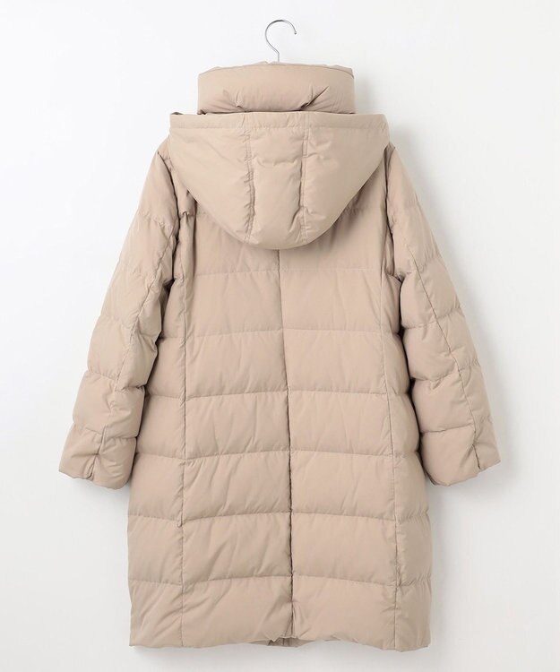 J.PRESS LADIES S ブラッシュドマルチポリ ロング ダウン コート ベージュ系