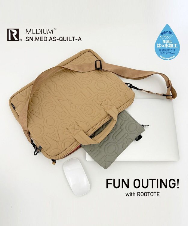 ROOTOTE 1320【オリジナル】LT.アーキャトルPC.アルファベットスープ-キルティング-A 03：イエロークレイ