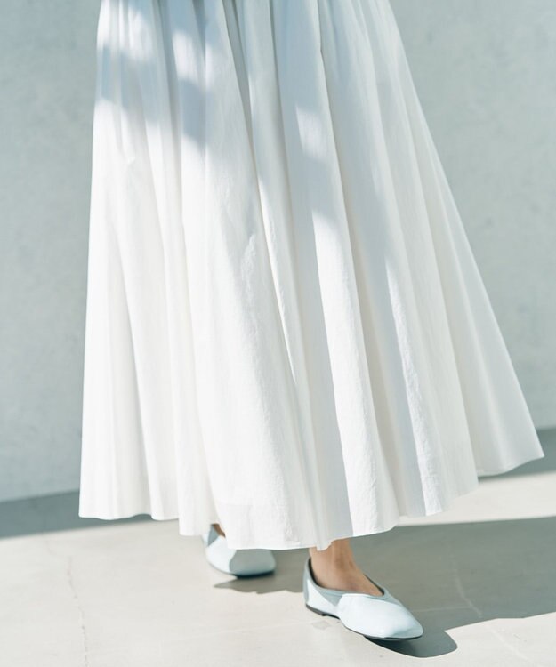 UNFILO コットンローン ボリュームスカート オフ