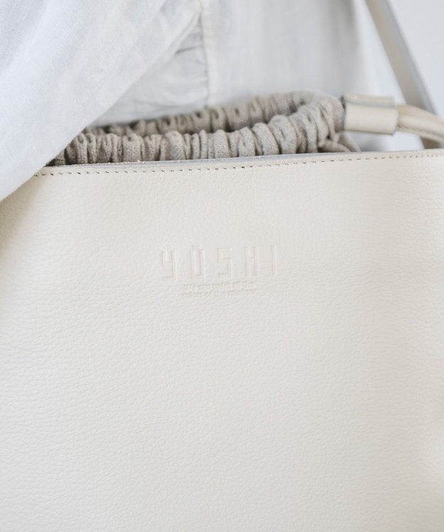 YUSHI CONTE - TOTEBAG トートバッグ オフホワイト
