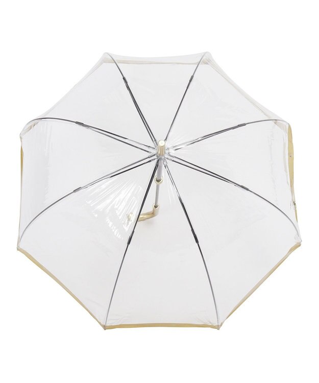MOONBAT 【雑誌掲載／non・no】フルトン (FULTON) Birdcage ワンポイントロゴ 長傘 透明傘 ゴールド