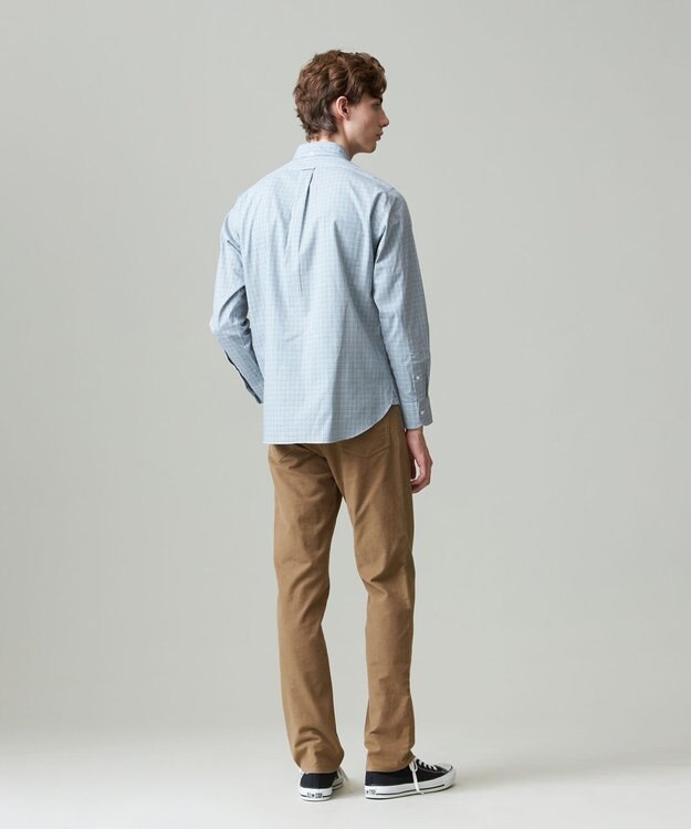 J.PRESS MEN SOMELOSコットンチェック シャツ グリーン系3