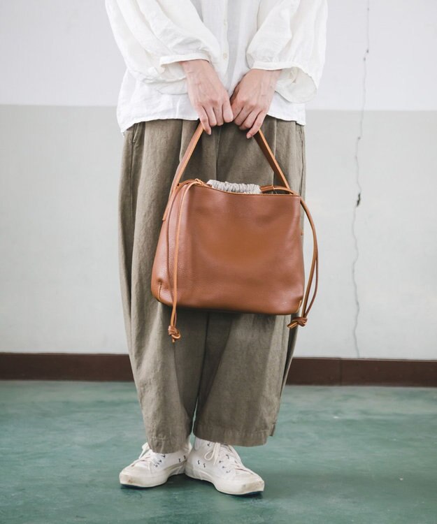 YUSHI CONTE - TOTEBAG トートバッグ ブラウン