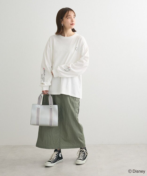 Green Parks １０ｔｈベイマックス／バックハートロゴロンＴ Off White