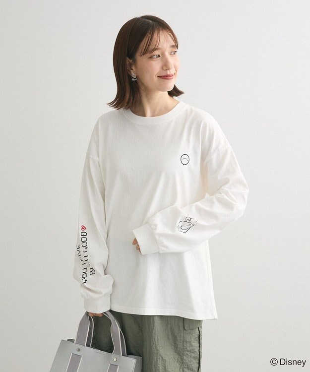 Green Parks １０ｔｈベイマックス／バックハートロゴロンＴ Off White