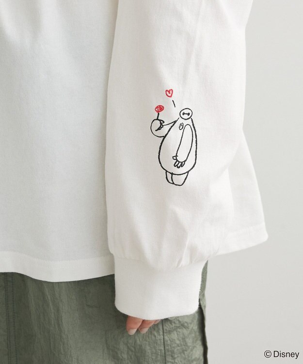 Green Parks １０ｔｈベイマックス／バックハートロゴロンＴ Off White