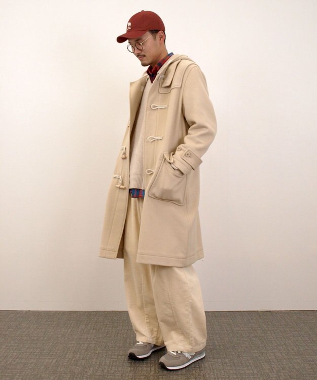 J.PRESS YORK STREET 【UNISEX】メルトン ダッフルコート ベージュ系