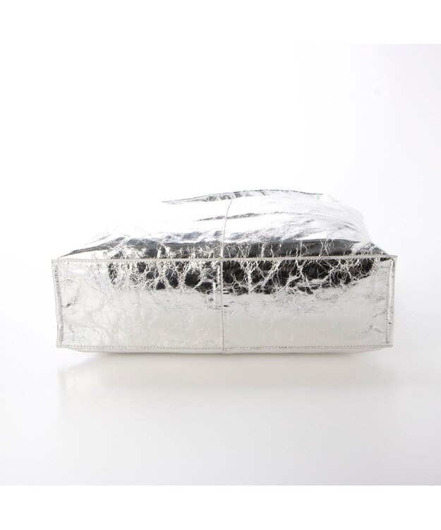 UNBILLION 【テレビ ドラマ着用アイテム】カシュカシュ cachecache / 一枚仕立てホーボーバッグ シルバー