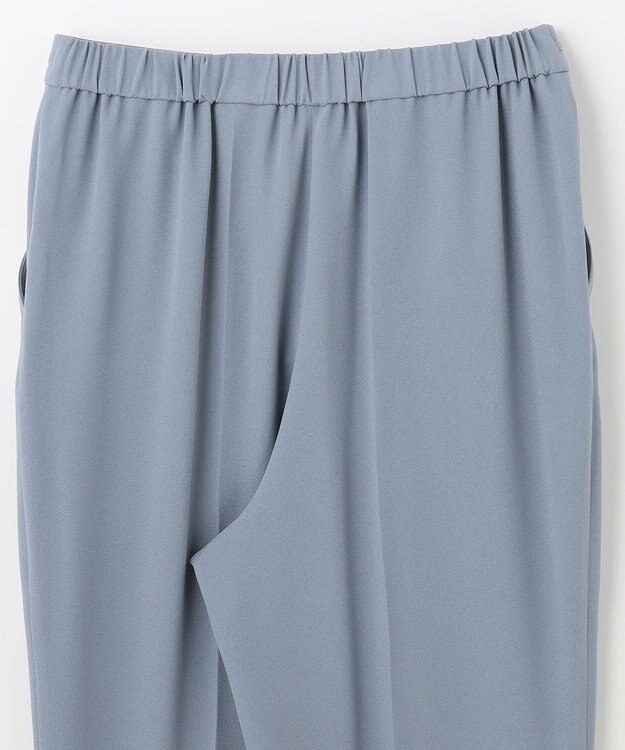 NAVE 【ReNAVE　洗える】バックサテンジョーゼット スモーキーブルー