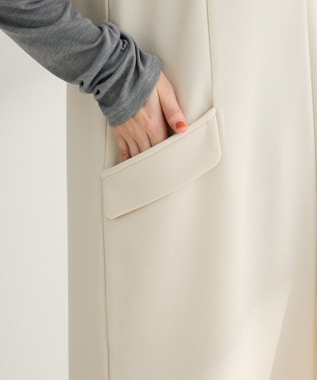 Green Parks 　ダンボールスキッパージャンパースカート Ivory