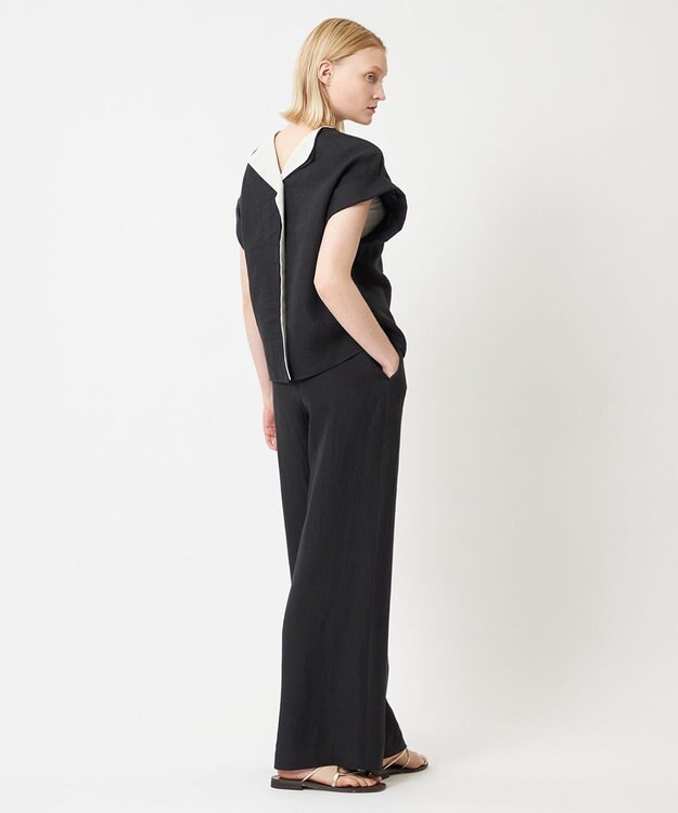 BEIGE， 【S-size】CHESTNUT / ワイドパンツ Black