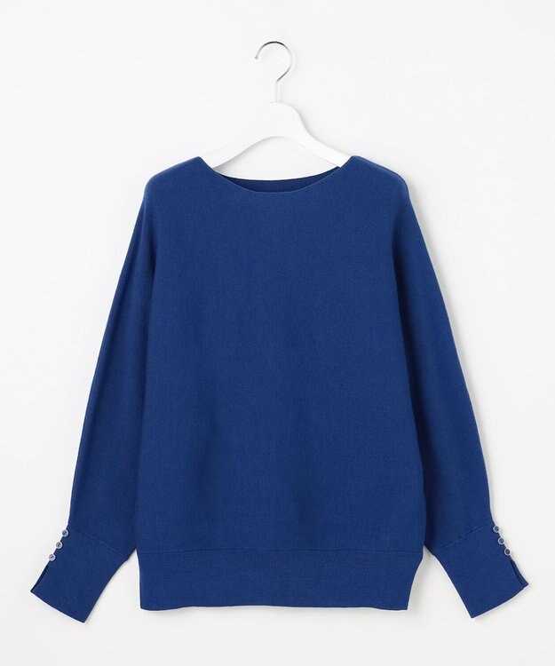 ANY SIS CICA加工 ビューティドルマン ニット ブルー