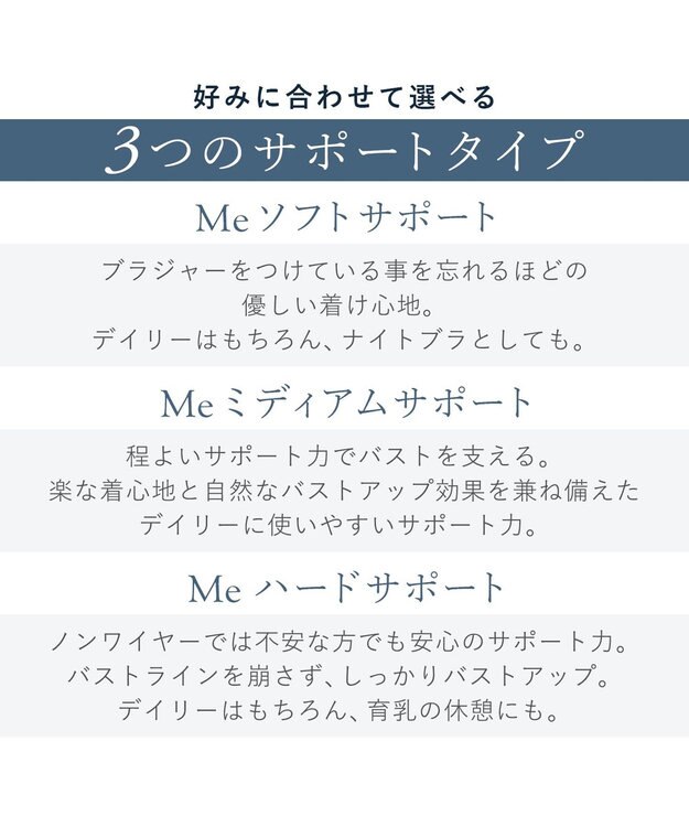 BRADELIS New York 【BRADELIS Me / ノンワイヤー・バストアップ】 カシュクールレーシィナイトブラ インクブルー