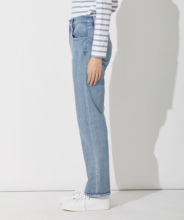 自由区 【WE WANT/接触冷感】USUKARU  ストレートデニム ダルブルー系