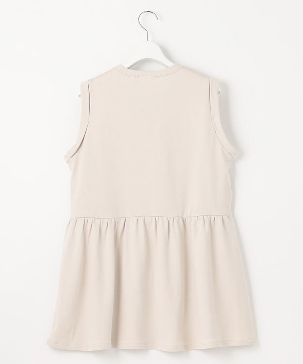 23区 【SLOW/洗える】コンパクトインレー ペプラムヘム カットソー ベージュ系