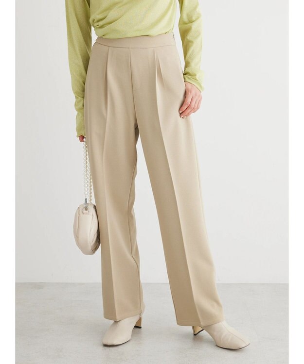 Green Parks ・Ｐｅｔｉｔ　Ｆｌｅｕｒ　タックテーパードパンツ