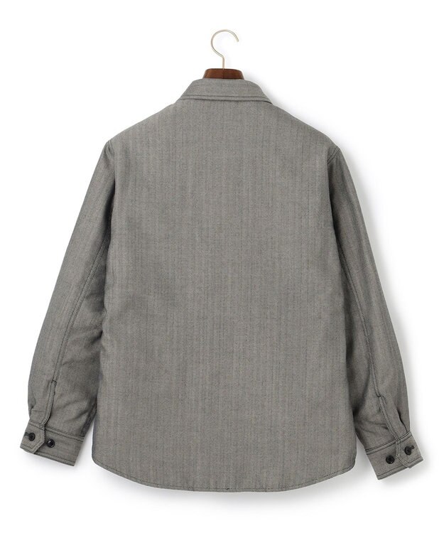 J.PRESS MEN ヘリンボンCPOジャケット ネイビー系9