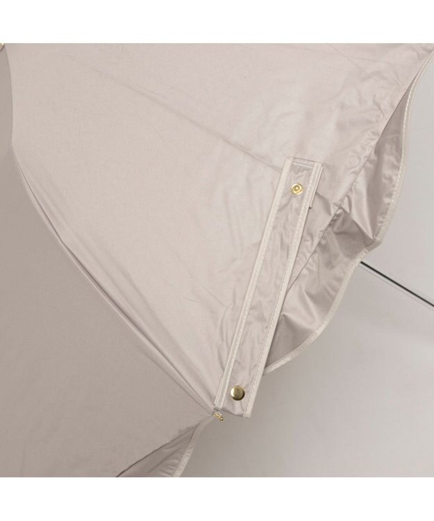 UNBILLION カシュネ cachenez / 【晴雨兼用】【日傘】 UV カット率99％以上 PUへプラムトップレス折りたたみ傘 ダークベージュ