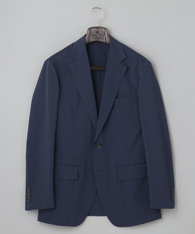 GOTAIRIKU セットアップ可【軽量/ストレッチ】クールマックスサッカーセットアップ ジャケット ネイビー系8