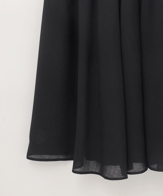 GRACE CONTINENTAL シアードレープマキシ ブラック