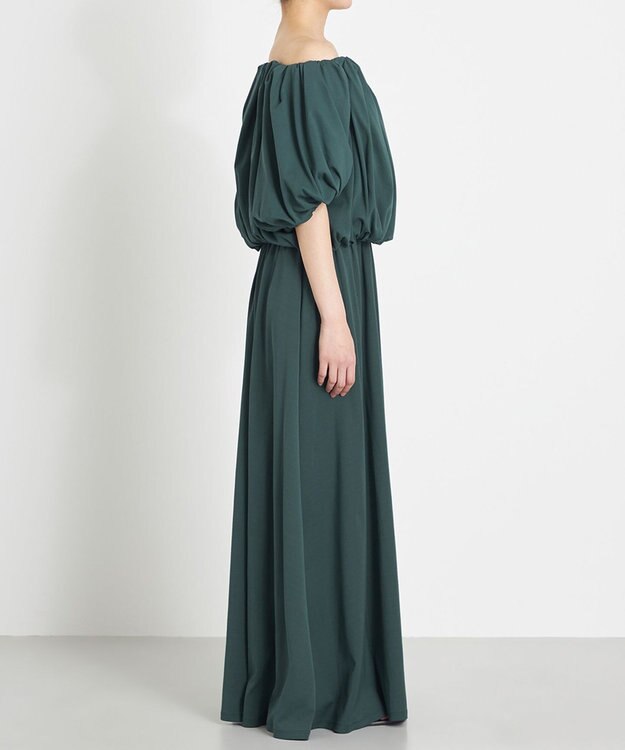 NAVE 【Nave 　洗える・接触冷感】クロップドジャージーブラウス グリーン系