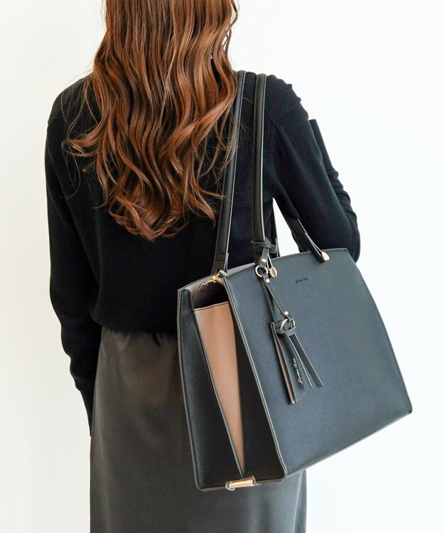 ACE BAGS & LUGGAGE Jewelna Rose ターミー・トートバッグ2 A4サイズ 16331 ジュエルナローズ ブラック