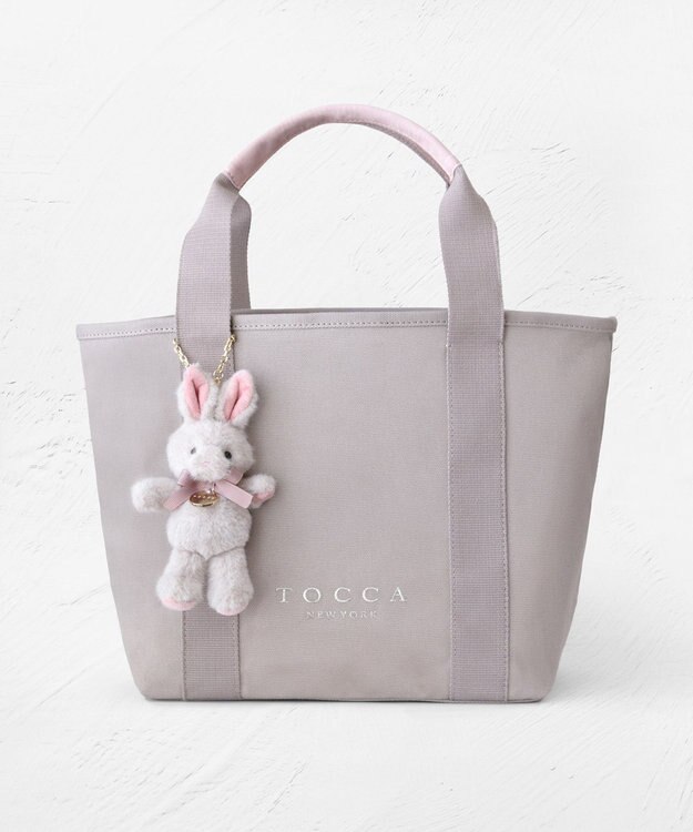 TOCCA 【ぬいぐるみチャーム付き】TOCCA AMICO CANVAS TOTE キャンバストート [新色]ベージュ系1