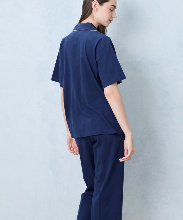 une nana cool 【綿100％】40ハイゲージ天竺半袖パジャマ MADE WITH LIBERTY FABRIC KO