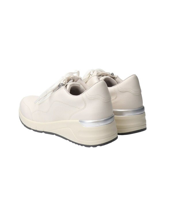 Bridget Birkin 【Round About】サイドジップスニーカー ホワイト