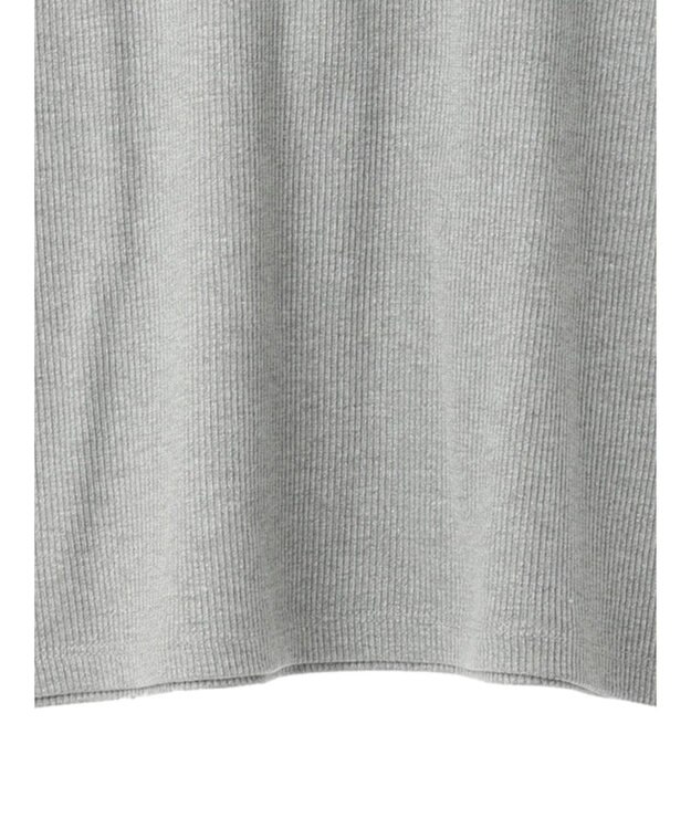 earth music&ecology ラメテレコハイネックプルオーバー Gray