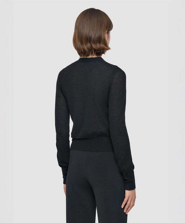 JOSEPH 【洗える】キャッシュエアー　カーディガン Black