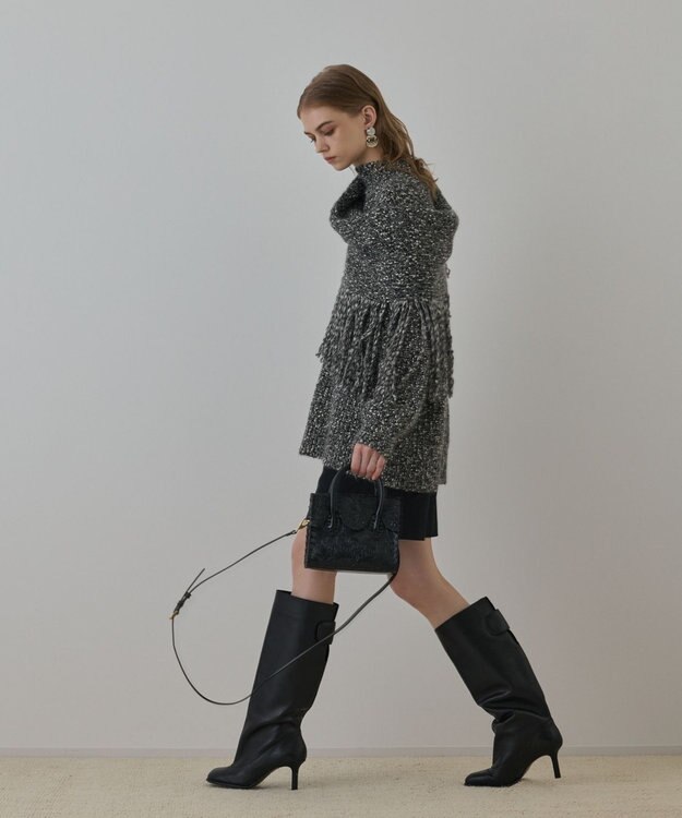 GRACE CONTINENTAL Mini RS Handbag ブラック