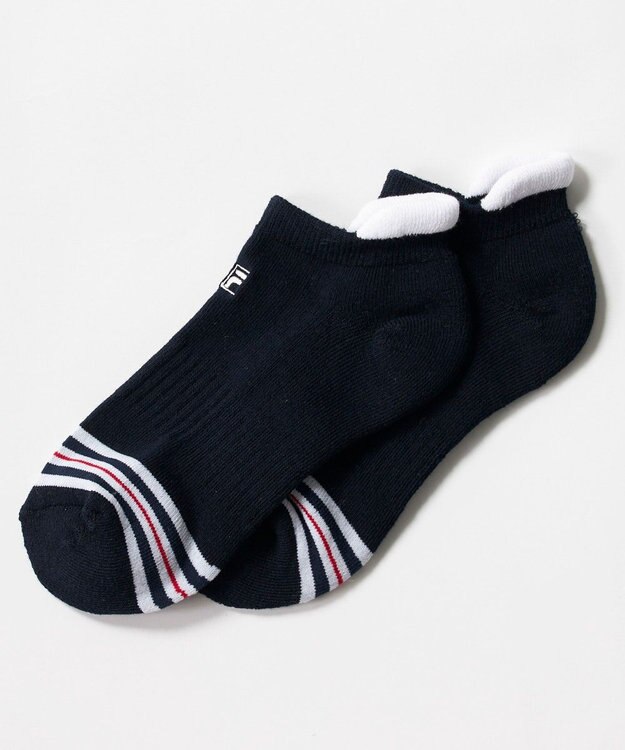 FILA GOLF／marie claire 【FILA GOLF】スニーカー丈ソックス ネイビー