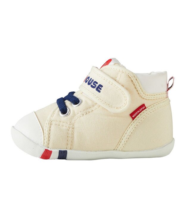 MIKI HOUSE HOT BISCUITS 【ミキハウス】【11.5-13.5cm】 ファーストベビーシューズ 白